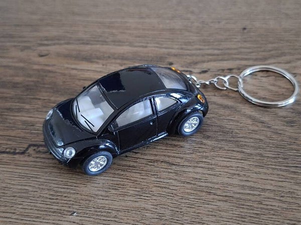 Sleutelhanger : Zwarte Volkswagen Beetle !!