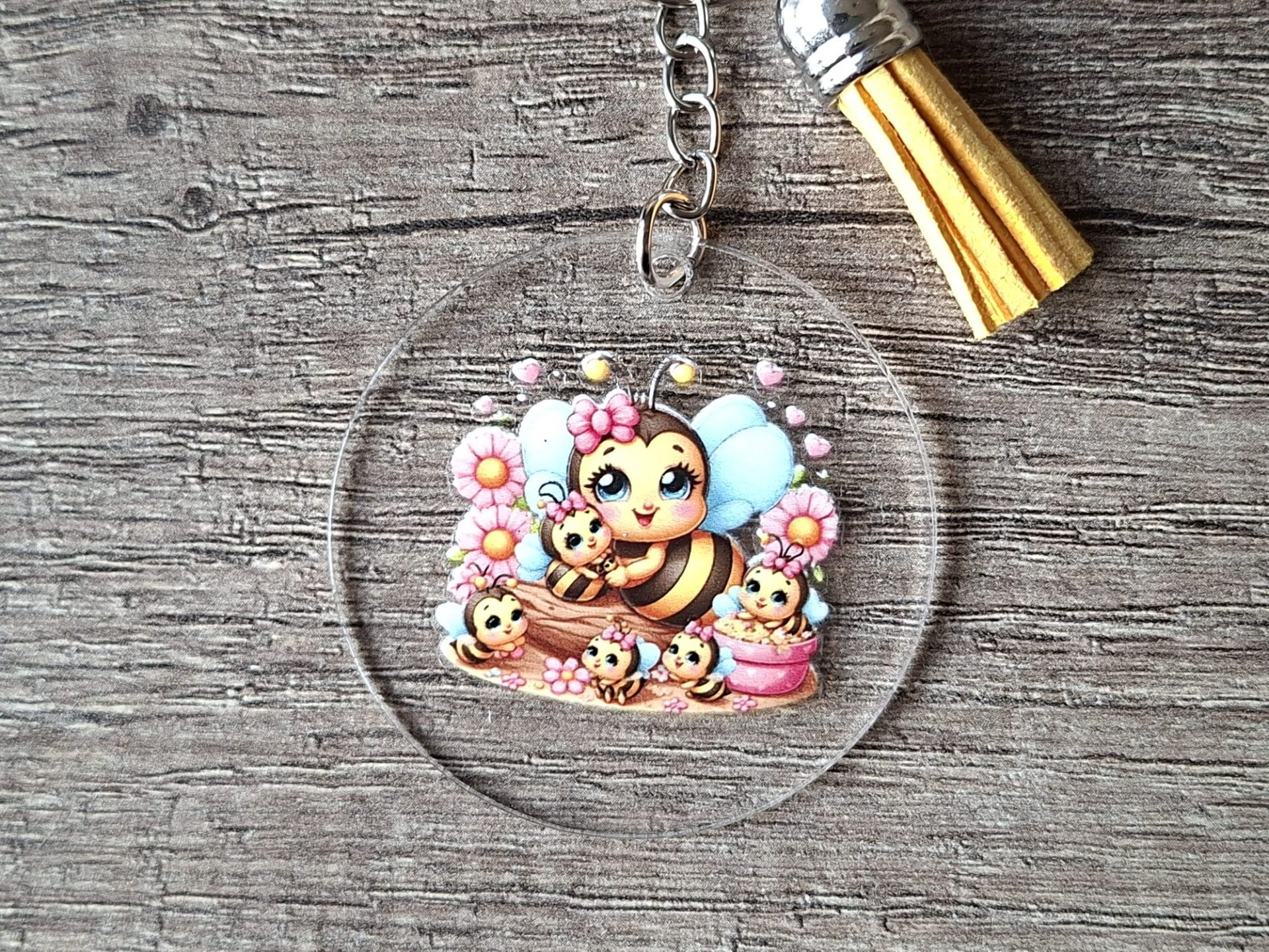 Sleutelhanger : Bijtjes !!