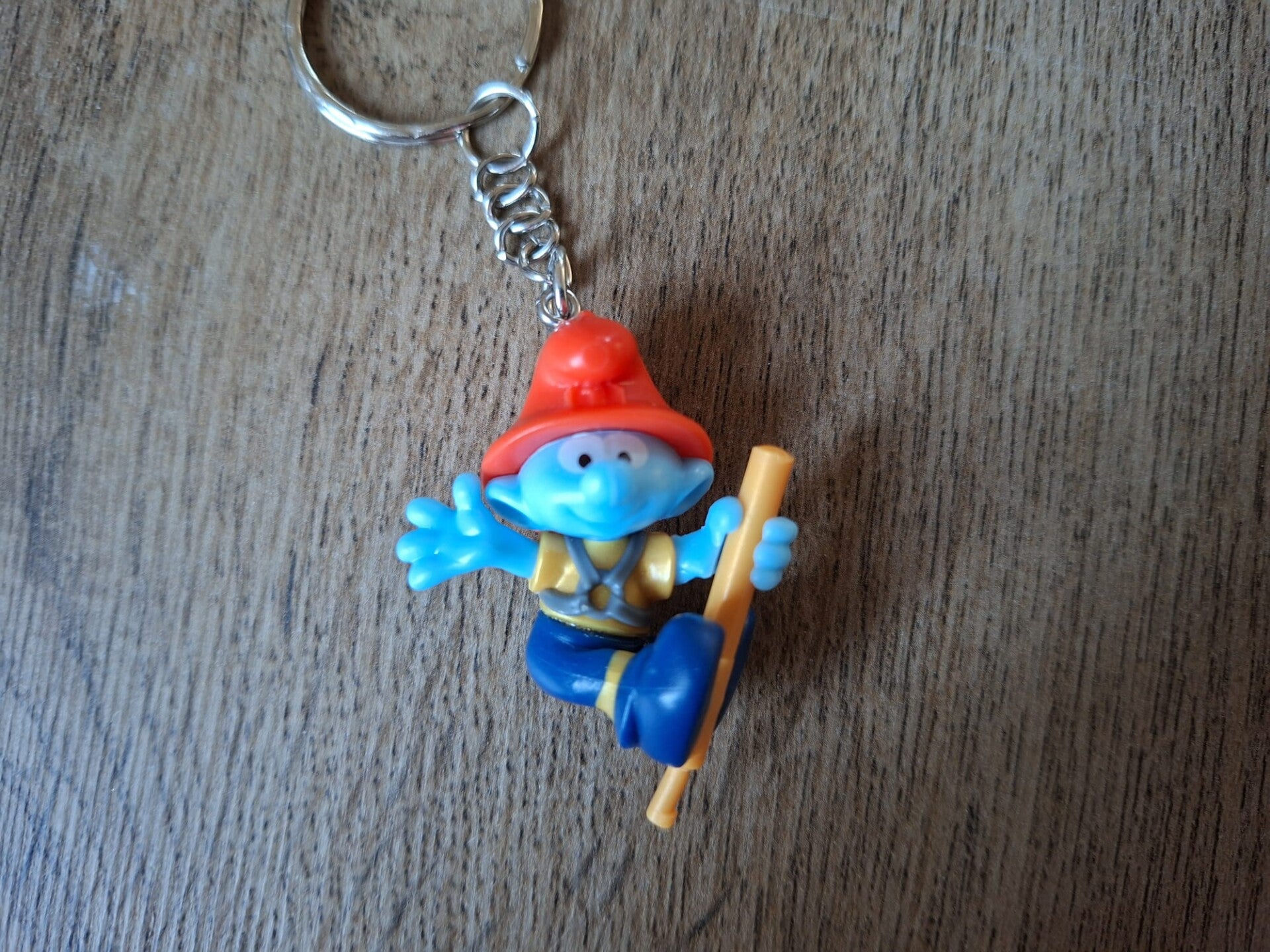 Sleutelhanger : Brandweer Smurf !! 1