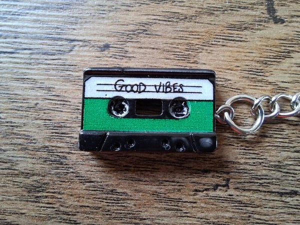 Sleutelhanger : Cassette Bandje !! 1