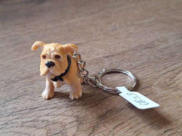 Sleutelhanger : Hond : Engelse Bulldog !!