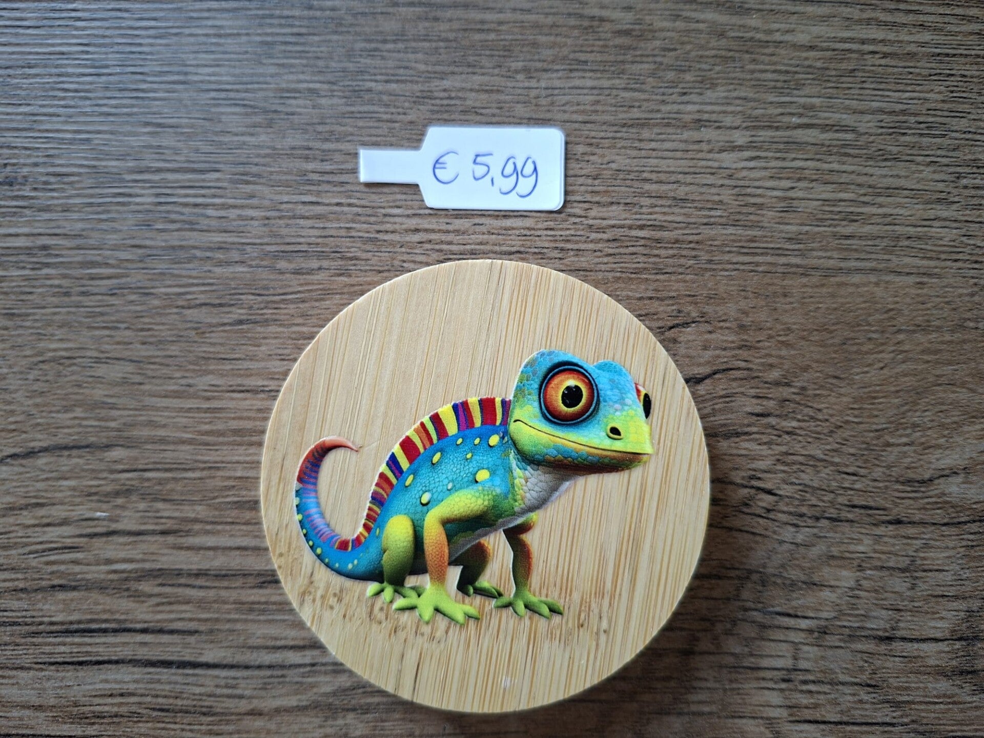 Flessen-Opener : Gekleurde Hagedis !! 1