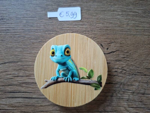 Flessen-Opener : Groene Hagedis !! 1