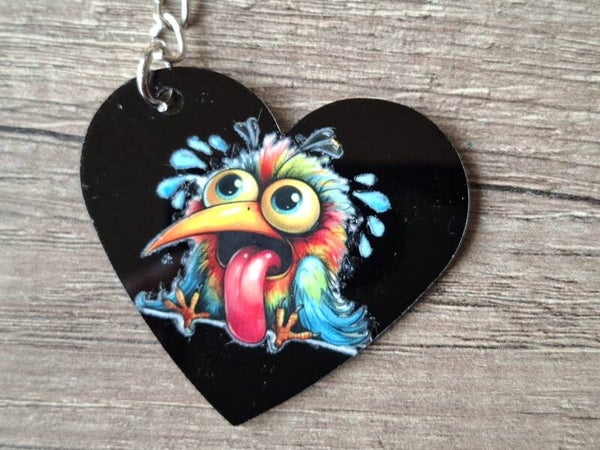 Sleutelhanger : Hart : Vogel !! 1