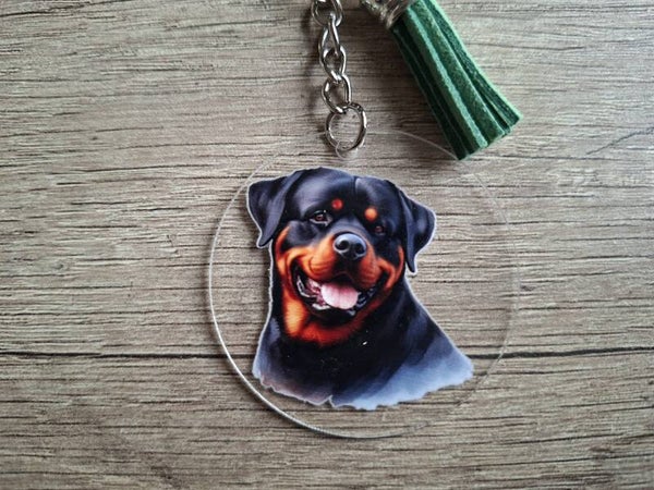 Sleutelhanger : Hondje : Rottweiler !!