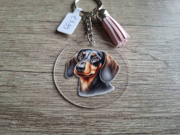 Sleutelhanger : Hondje : Teckel !!