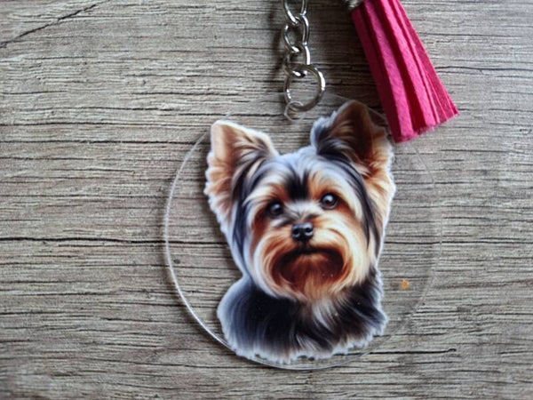 Sleutelhanger : Hondje : Yorkshire Terriër !!