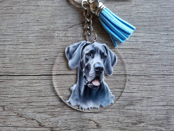 Sleutelhanger : Hondje : Deense Dog !!