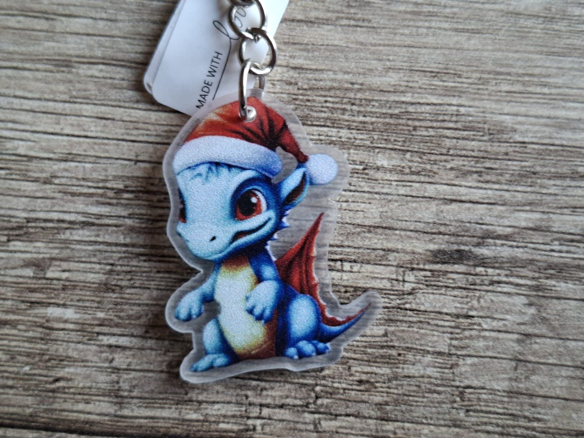 Sleutelhanger : Kerst Draakje !! 12