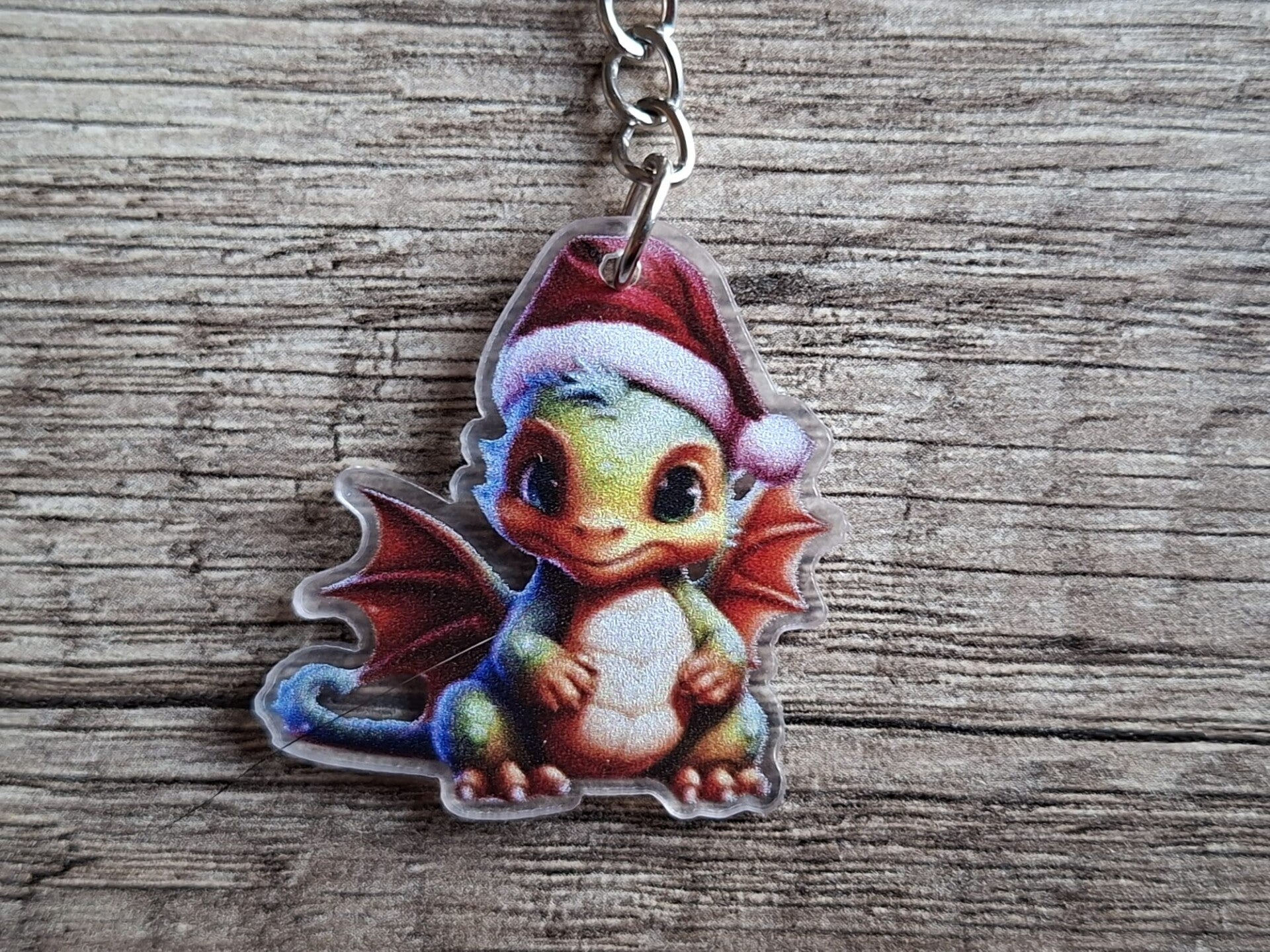 Sleutelhanger : Kerst Draakje !! 13