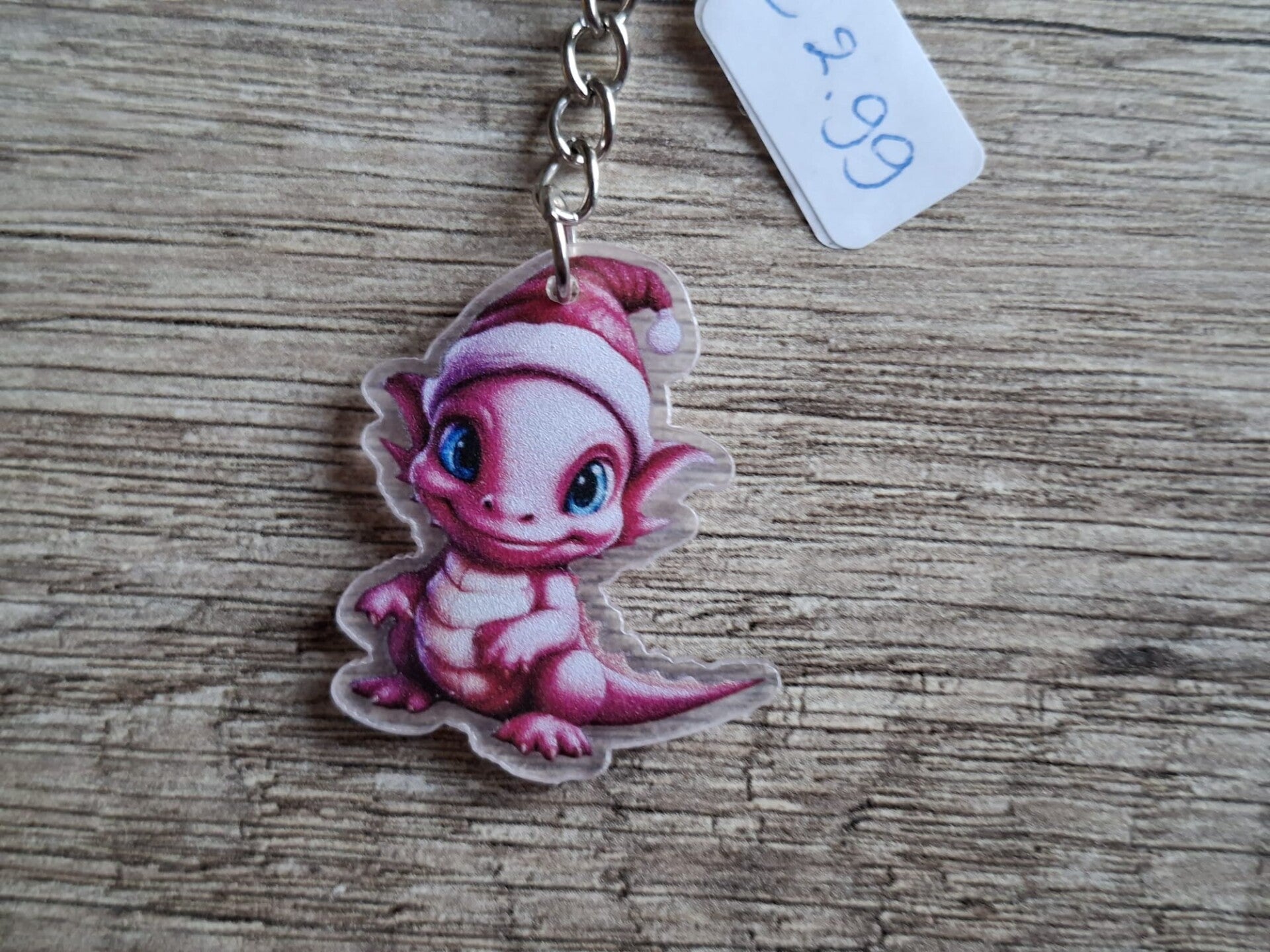 Sleutelhanger : Kerst Draakje !! 2