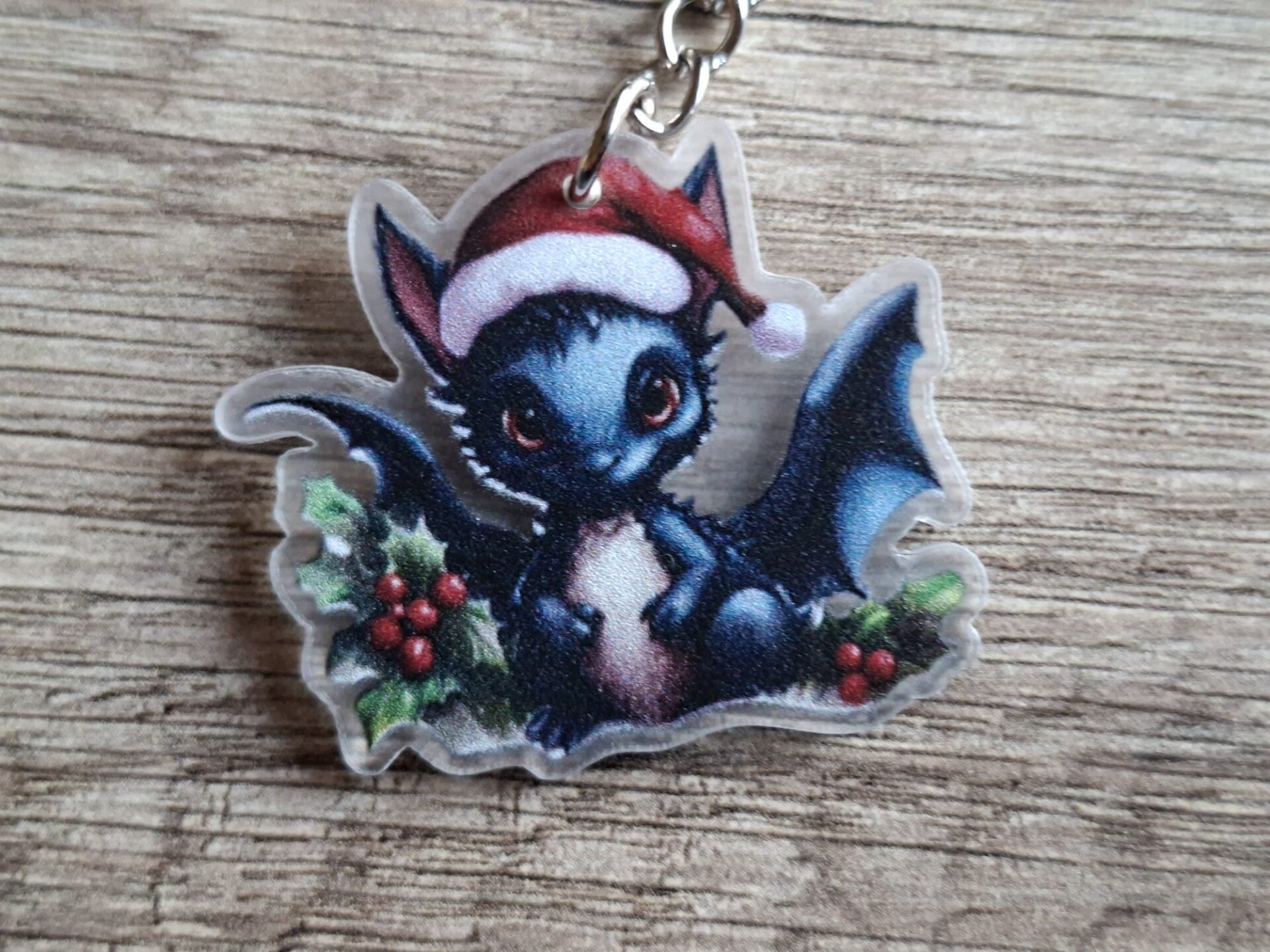 Sleutelhanger : Kerst Draakje !! 3