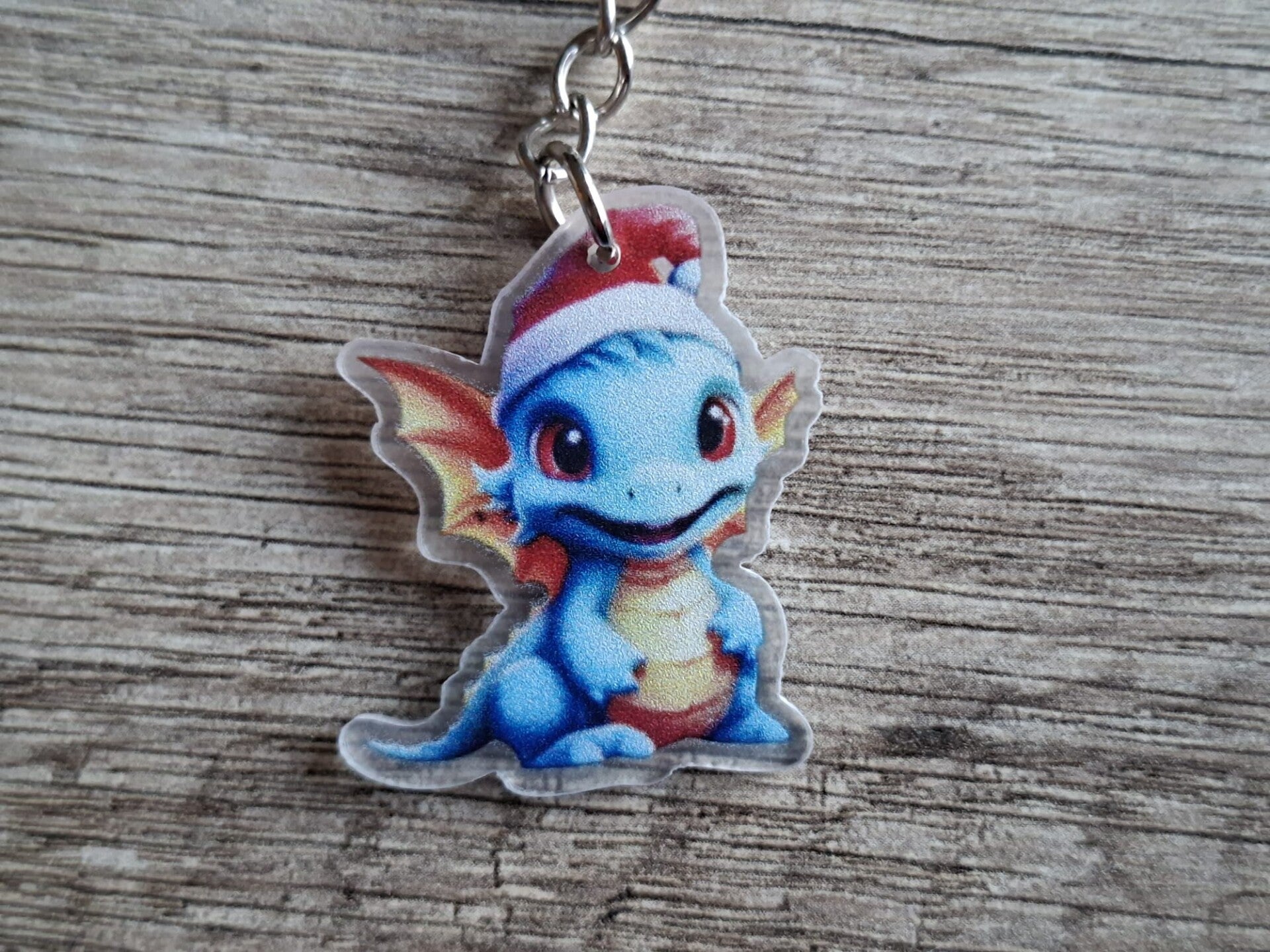 Sleutelhanger : Kerst Draakje  !! 4