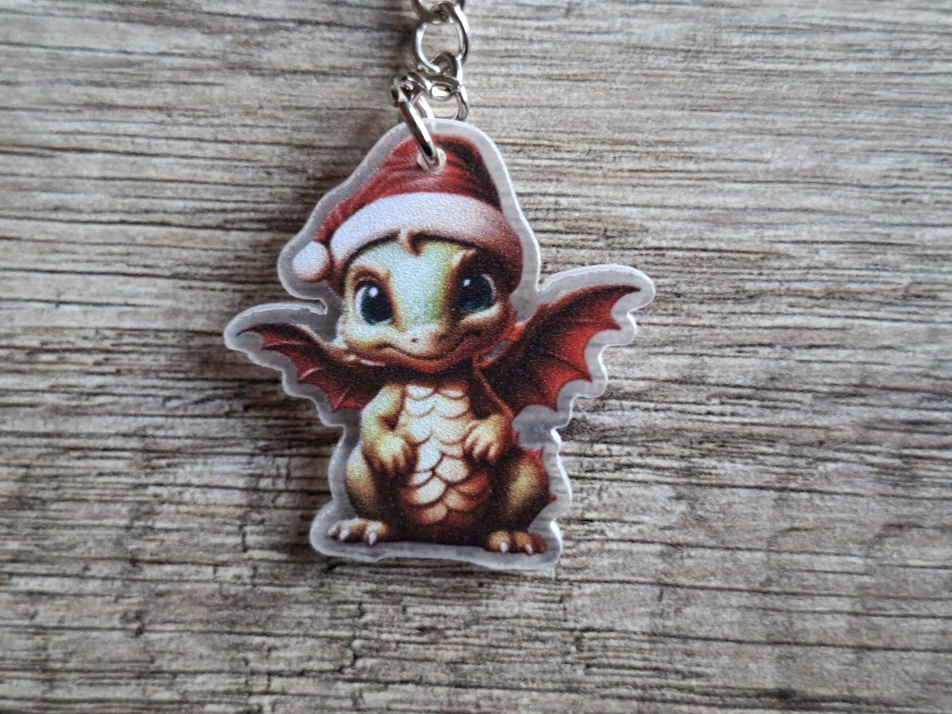 Sleutelhanger : Kerst Draakje !! 6