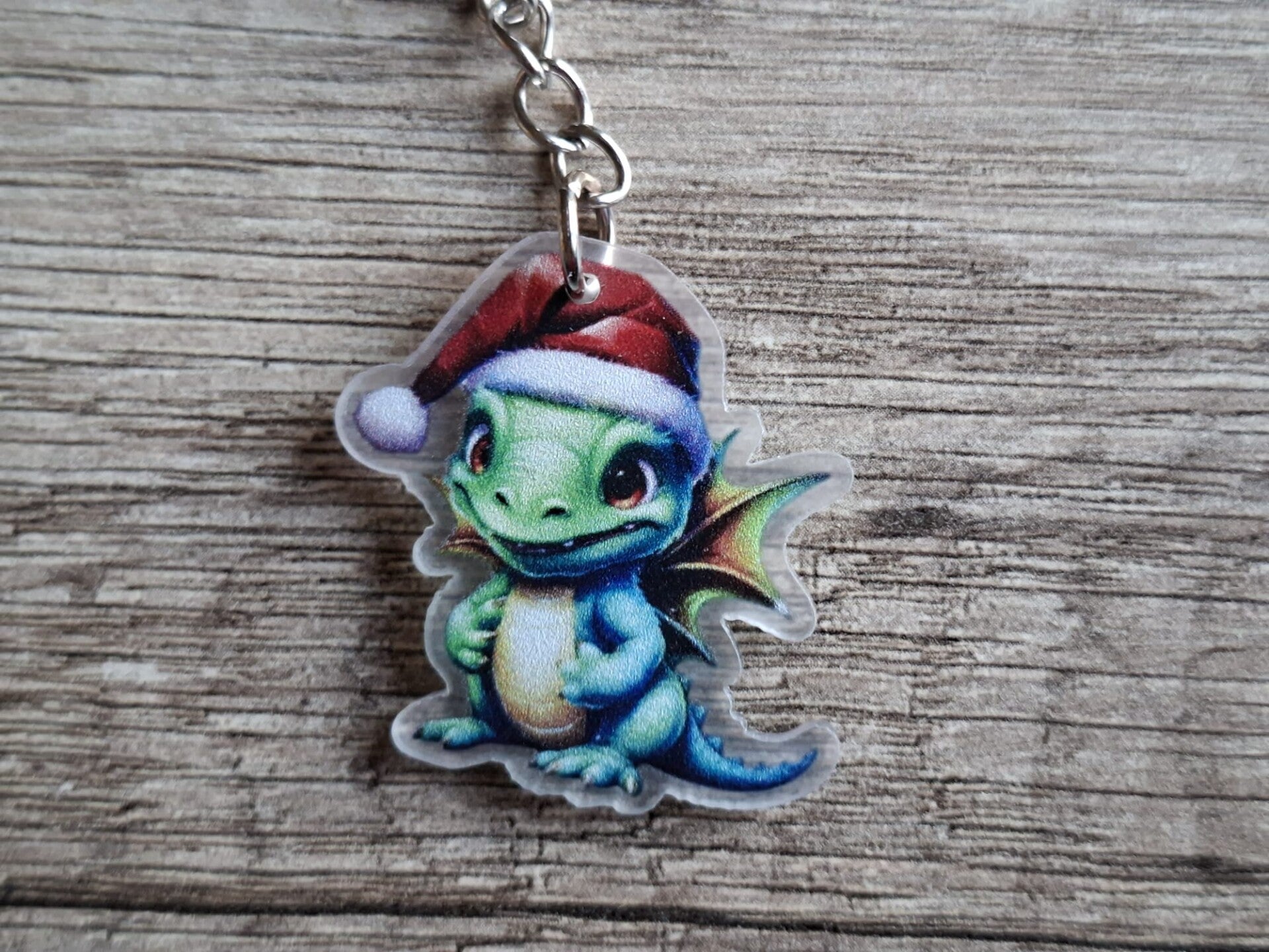 Sleutelhanger : Kerst Draakje !! 8