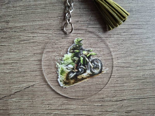 Sleutelhanger : Cross-Motor !! 1