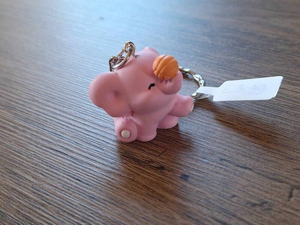 Sleutelhanger : Roze Olifantje !! 1
