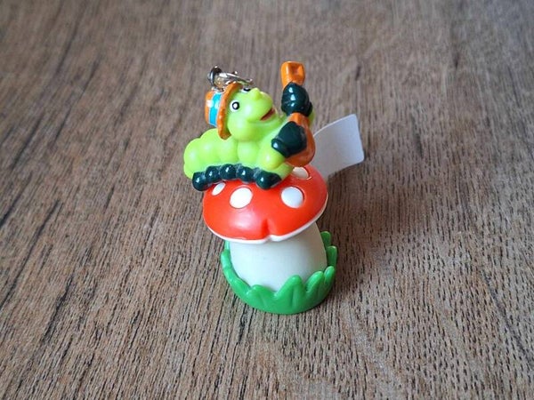 Sleutelhanger : Rups op Paddenstoel !!