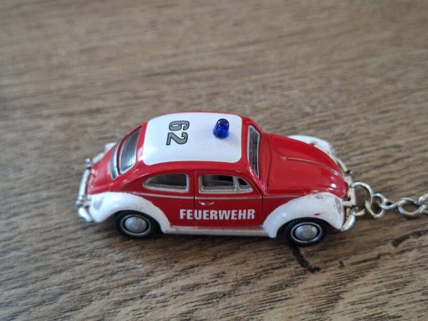 Sleutelhanger : Schuco : Volkswagen Kever Brandweer !!