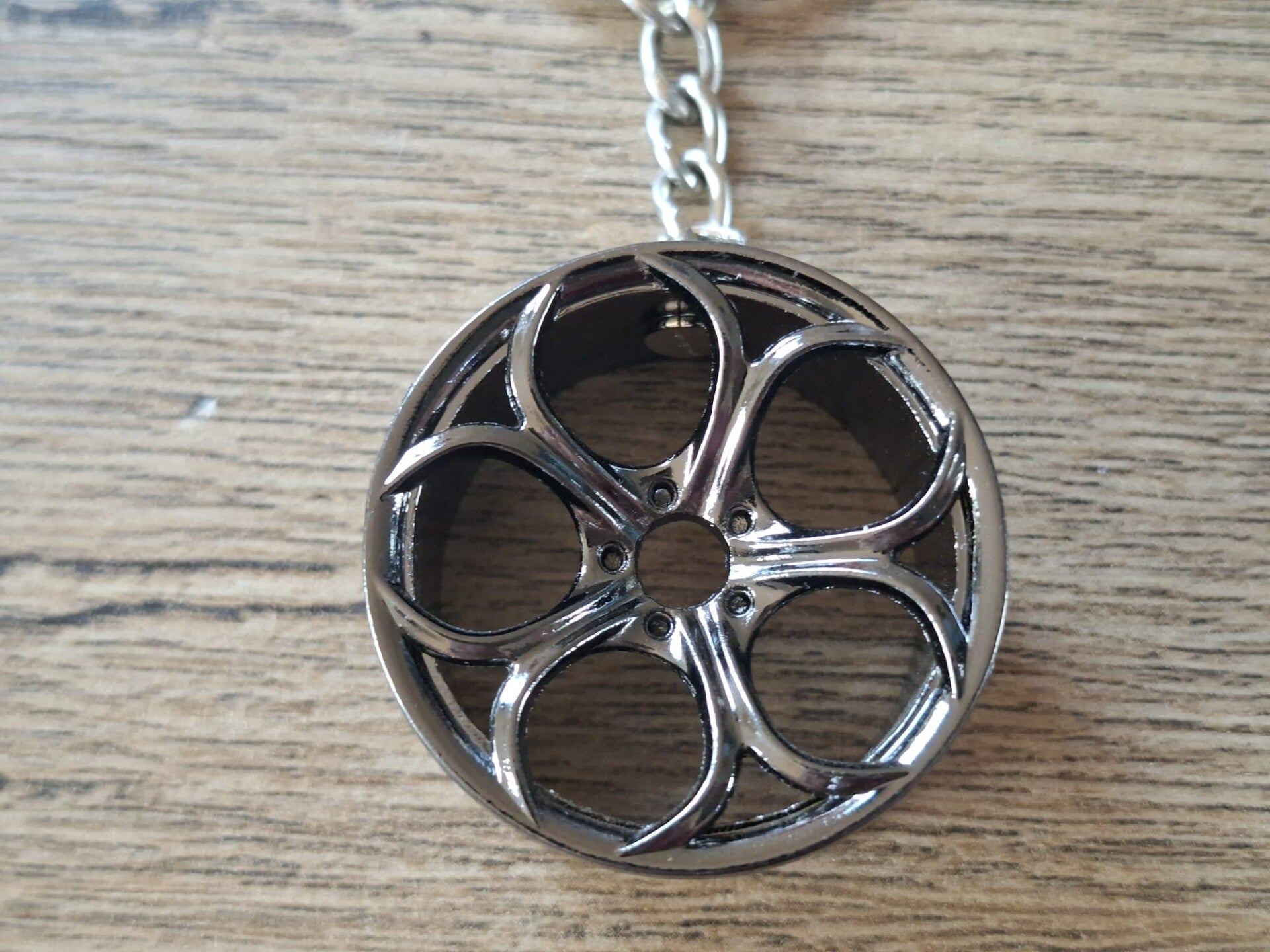 Sleutelhanger : Velg : Antraciet !! 2