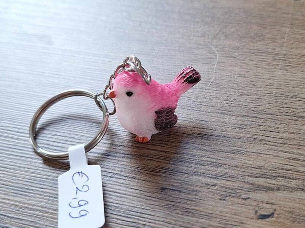 Sleutelhanger : Roze Vogeltje !!