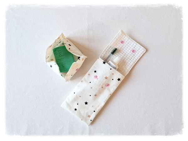 Etui brosse à dents-dentifrice & étui savon