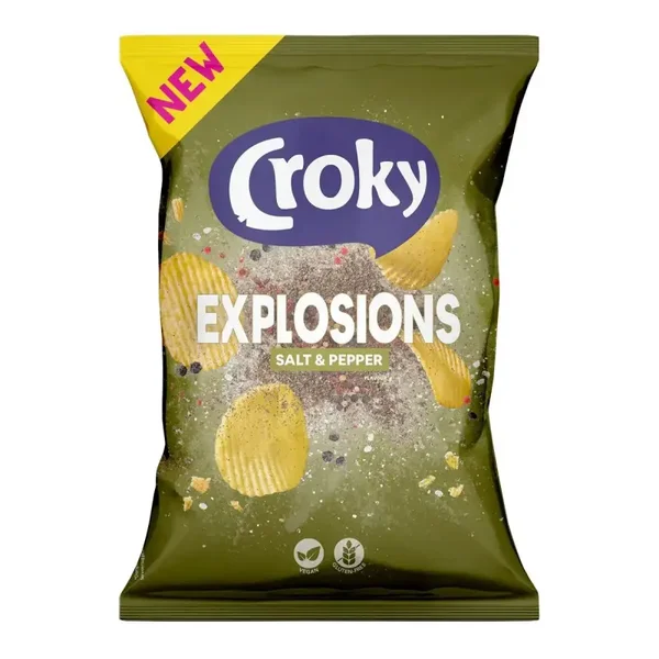 Croky chips peper en zout