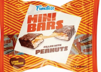 FUNDIEZ MINI BARS PEANUTS
