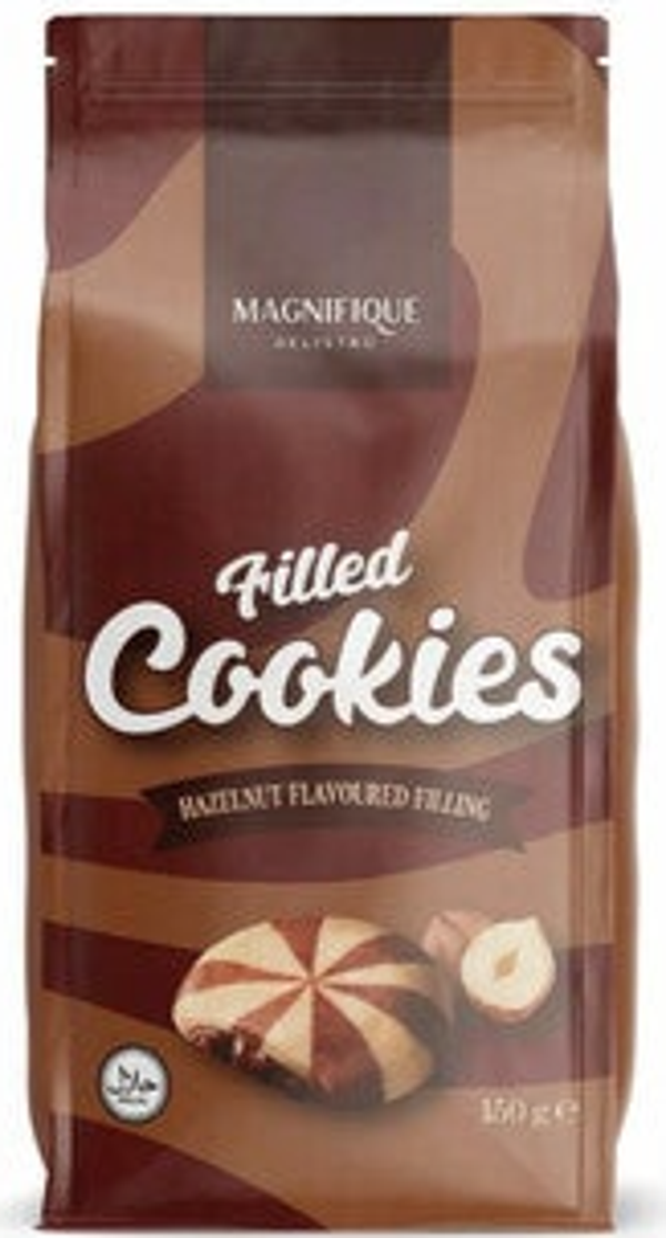 MAGNIFIQUE FILLED COOKIES HAZELNUT
