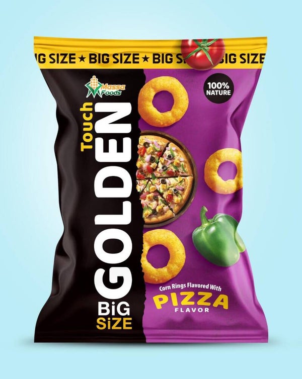 Golden touch chips Pizza flavour