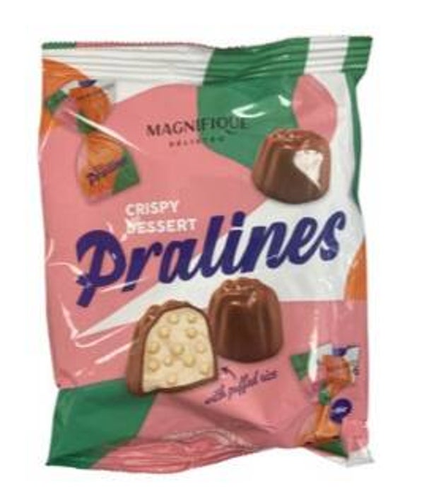 PRALINES MET GEPOFTE RIJST