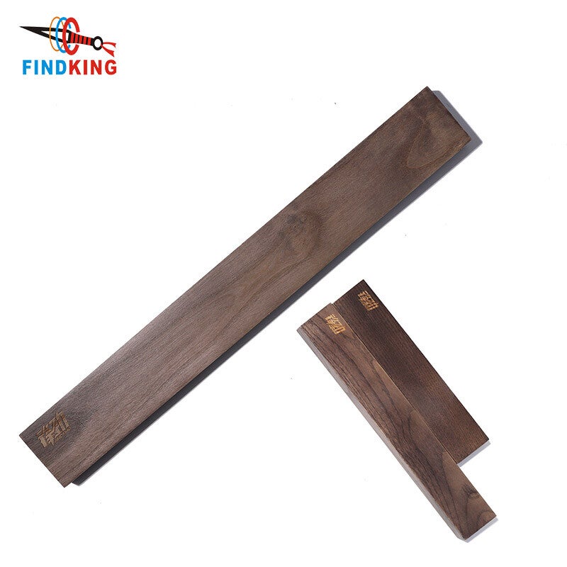 Messen houder FINDKING Acacia Hout 46 cm Magnetische Mes Strip, Keuken Mes, Houder Stand