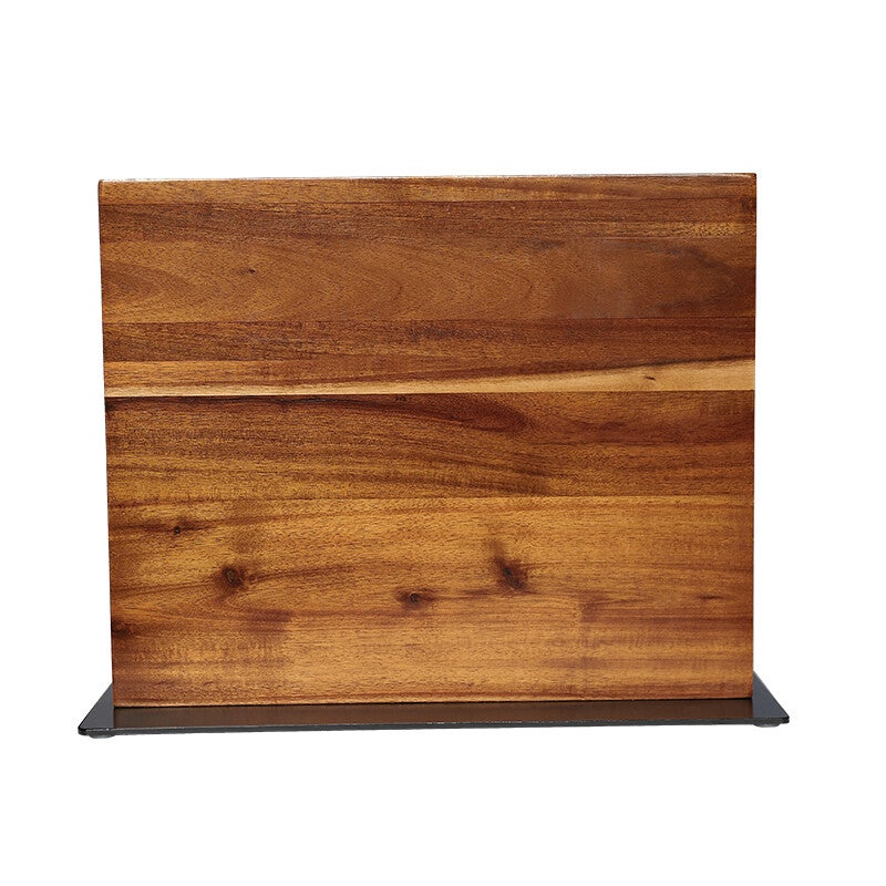 Findking masief Acacia Hout Dubbelzijdige Magnetische Messenhouder
