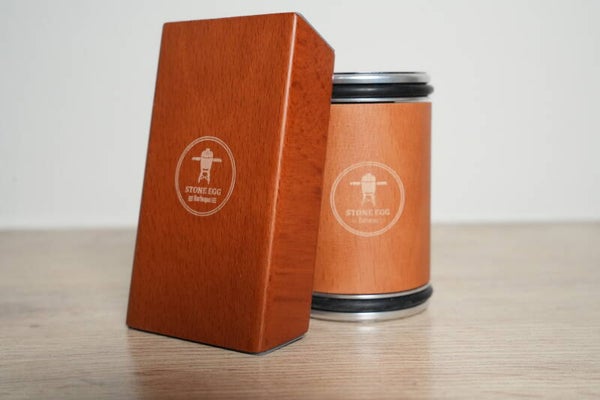 Stone Egg BBQ Roller messen slijper.