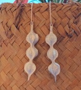 Sterling silver Kowhai seed pods