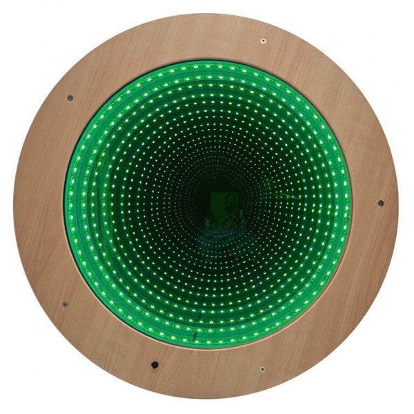 Wall hanging infinity mirror tile