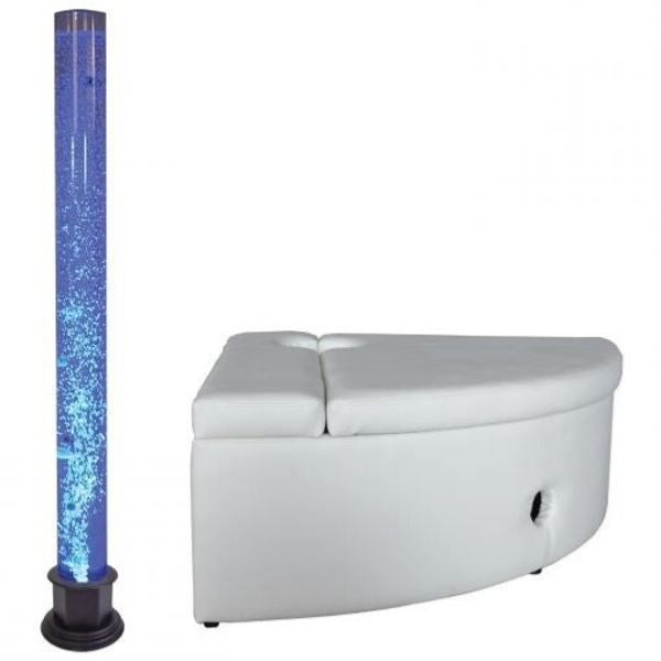 183cm Bubble Tube and Corner Plinth