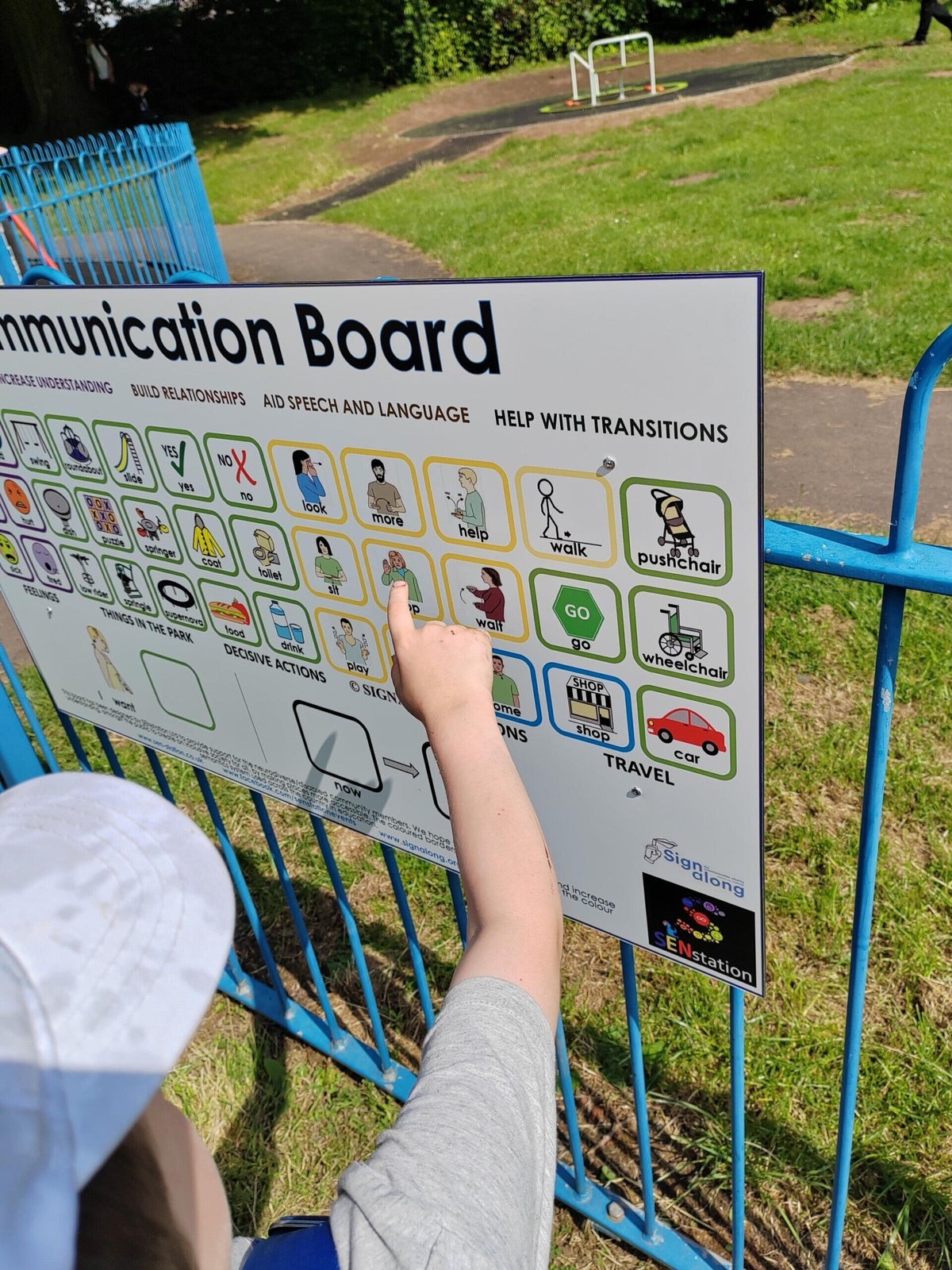 Communication Boards | SENstation | Custom | Public Parks and Spaces ...