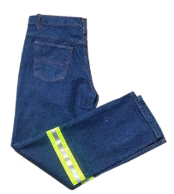 PANTALON DE MEZCLILLA C/REFLEJANTE T/38