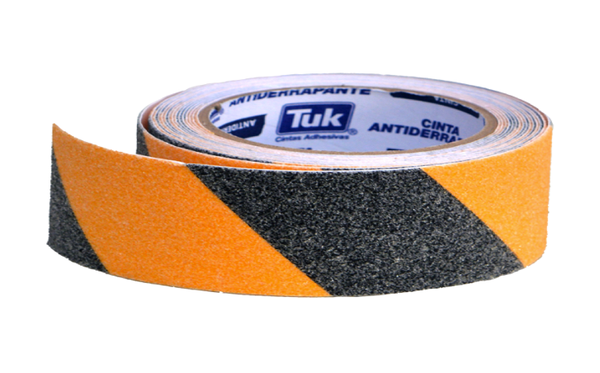 CINTA ANTIDERRAPANTE AMARILLO/NEGRO 2"
