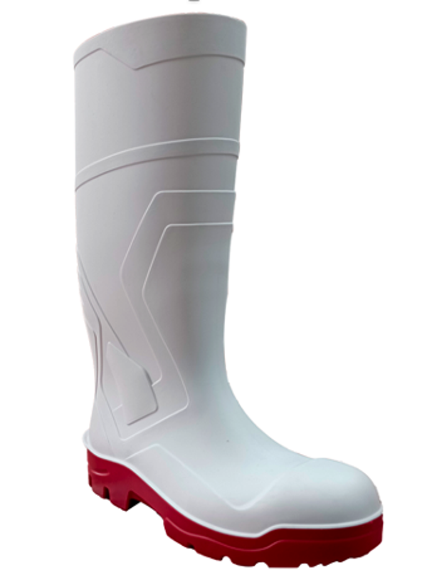 BOTA BLANCA DE PVC T-26