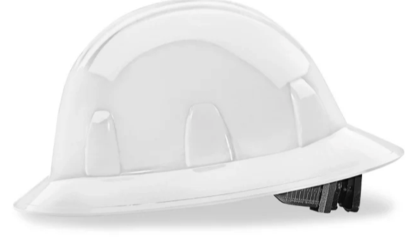 CASCO CON MATRACA BLANCO