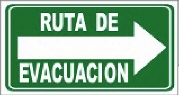 SEÑAL RUTA DE EVACUACIÓN