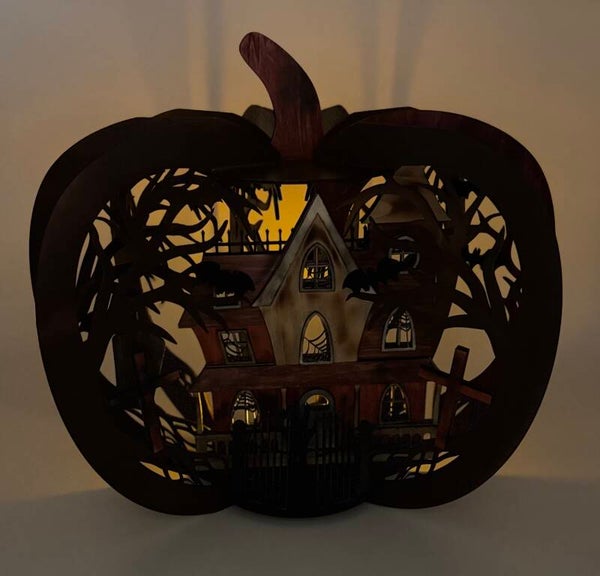 3D Haunted Pumpkin