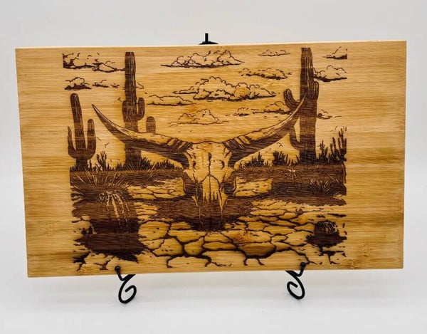 Desert and Skull Charcuterie and Cutting Board