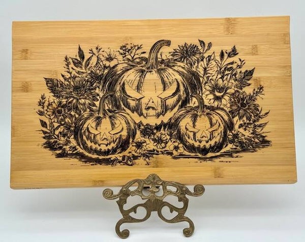 Pumpkin Charcuterie and Cutting Board - Light