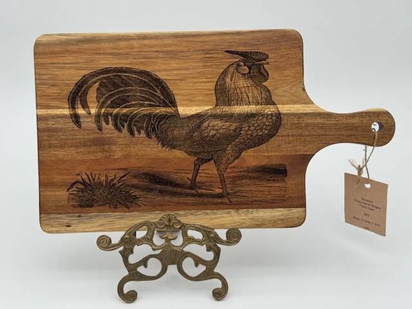Rooster Charcuterie Board