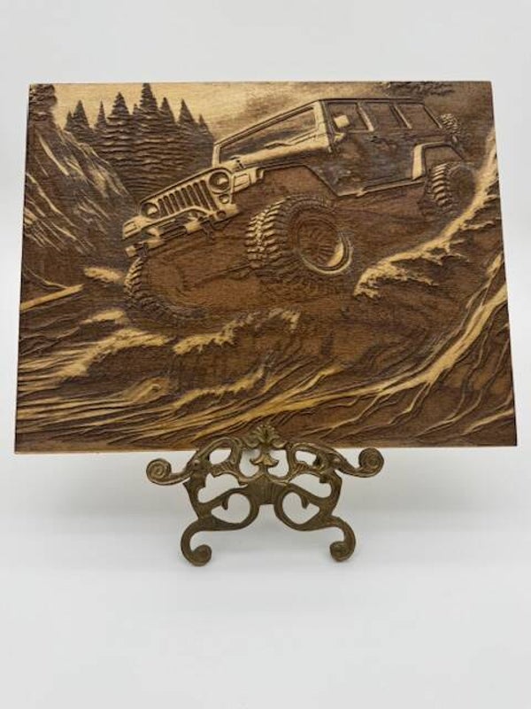 Jeep Wall Art - Mountainscape