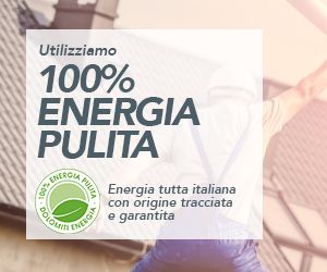 certificazione 100% energia pulita