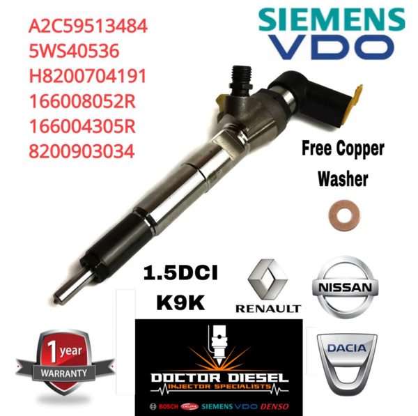 Nissan Juke NV200 Qashqai A2C59507596 H8201100113 166006212R